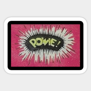 Comic Book Powie! Sticker